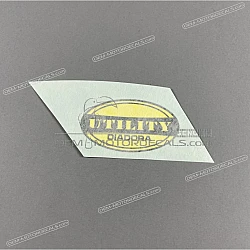 Belly pan decal, right side