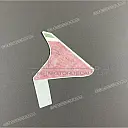 Belly pan decal, right side