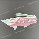 Belly pan decal, right side