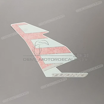 Side cowling decal, left side