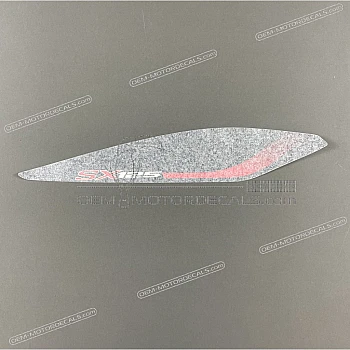 Heckverkleidung Aufkleber, Linke Seite