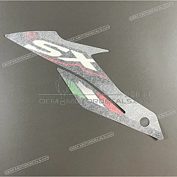 Side cowling decal, left side