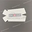 Front fender decal