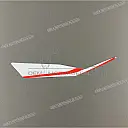 Front fender decal, left side