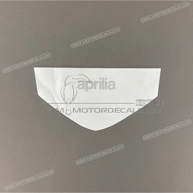 Aprilia SXR 50 Frontverkleidung „aprilia“ Logo-Aufkleber OEM 2H004139 für die Frontpartie