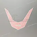 Front cowling decal