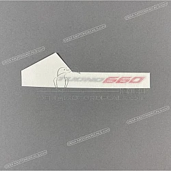 Front cowling decal, right side