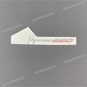 Front cowling decal, right side
