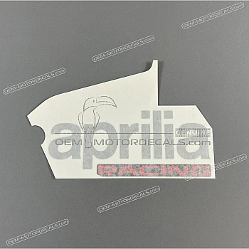 Belly pan decal, right side
