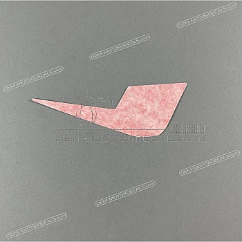 Side cowling decal, left side
