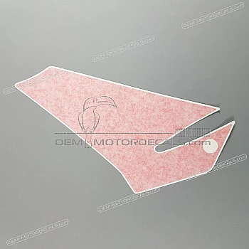 Belly pan decal, right side