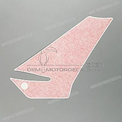 Belly pan decal, left side