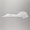 Belly pan decal, right side
