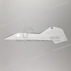 Belly pan decal, right side
