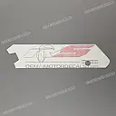 Side cowling decal, left side
