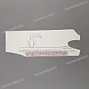 Belly pan decal, left side