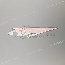 Tail cowl decal, left side