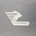Side cowling decal, left side