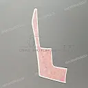 Zijpaneel sticker, linkerkant