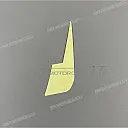 Side cowling decal, right side