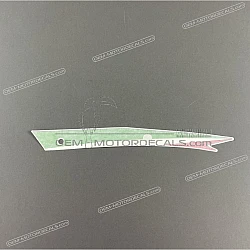 Front cowling decal, left side