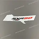 Sticker zijpaneel achter SXR 50, rechts