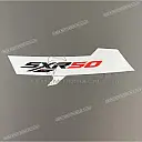 Sticker achterzijpaneel links SXR, linkerzijde
