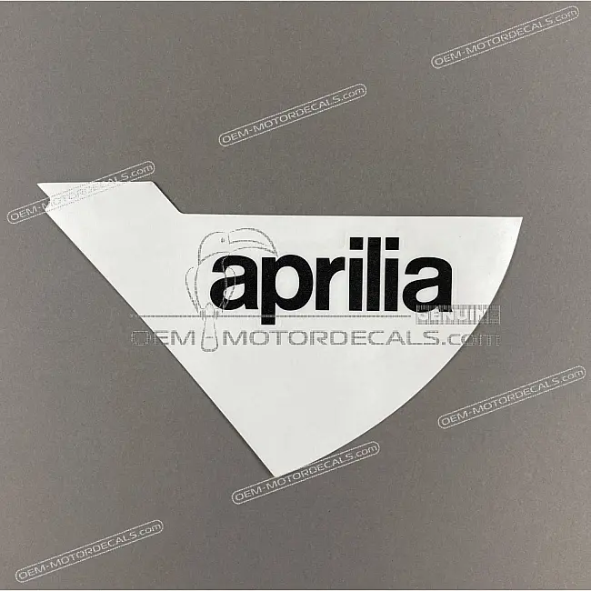 Aprilia SXR 50 Beinschild Logo 