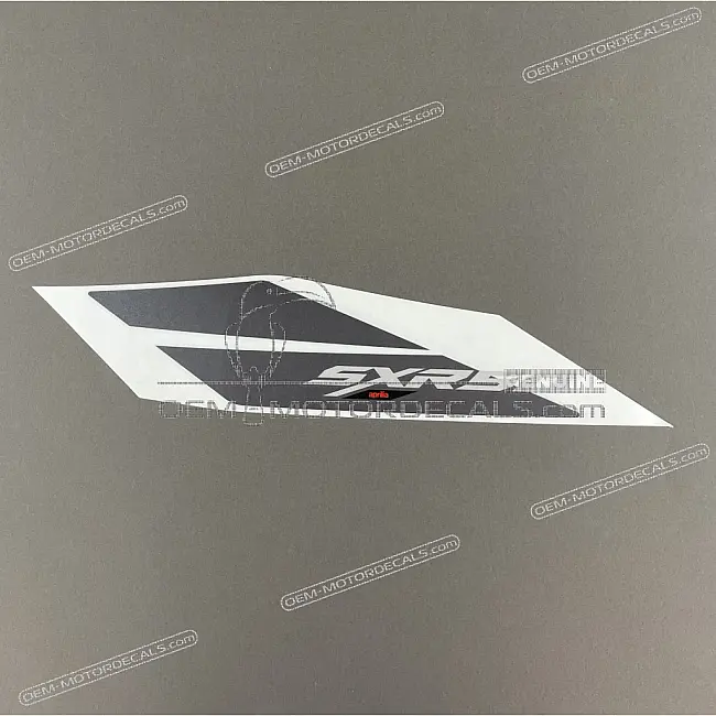Aprilia SXR50 Seitenverkleidung hinten SXR 50 Sport Aufkleber Rechts OEM 2H004618000A1