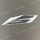 SXR Sport sticker achterkuip, links