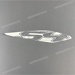 Autocollant carénage arrière queue, côté gauche