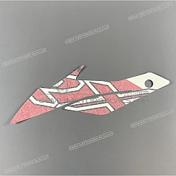 Side cowling decal, left side