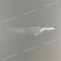 Front fender decal, left side