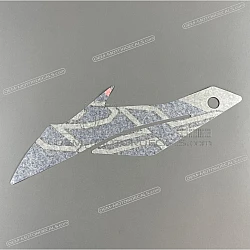 Side cowling decal, left side