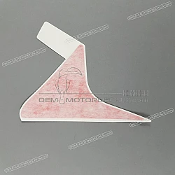 Belly pan decal, right side