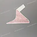Belly pan decal, left side