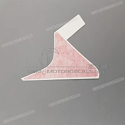 Belly pan decal, left side