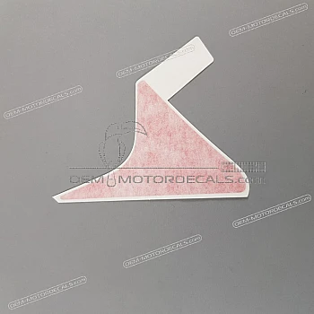 Belly pan decal, left side