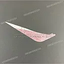 Rear seat cowl decal, right side