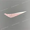 Rear seat cowl decal, left side
