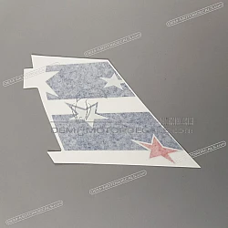 Side cowling decal, left side