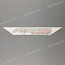 Side cowling decal