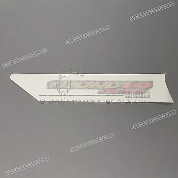 Side cowling decal, left side