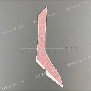 Front cowling decal, right side