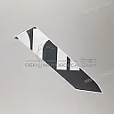Frame cowling decal, left side