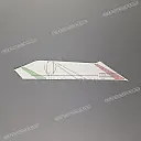 Belly pan decal, right side