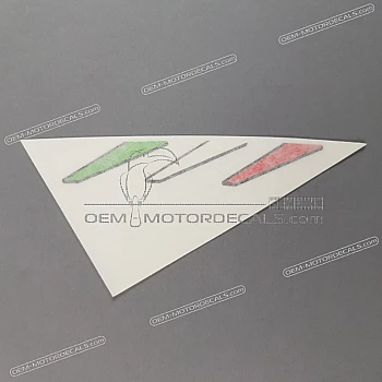 Front cowling decal, right side