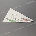 Front cowling decal, left side