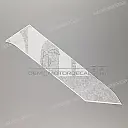 Frame cowling decal, left side