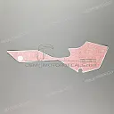 Belly pan decal, left side